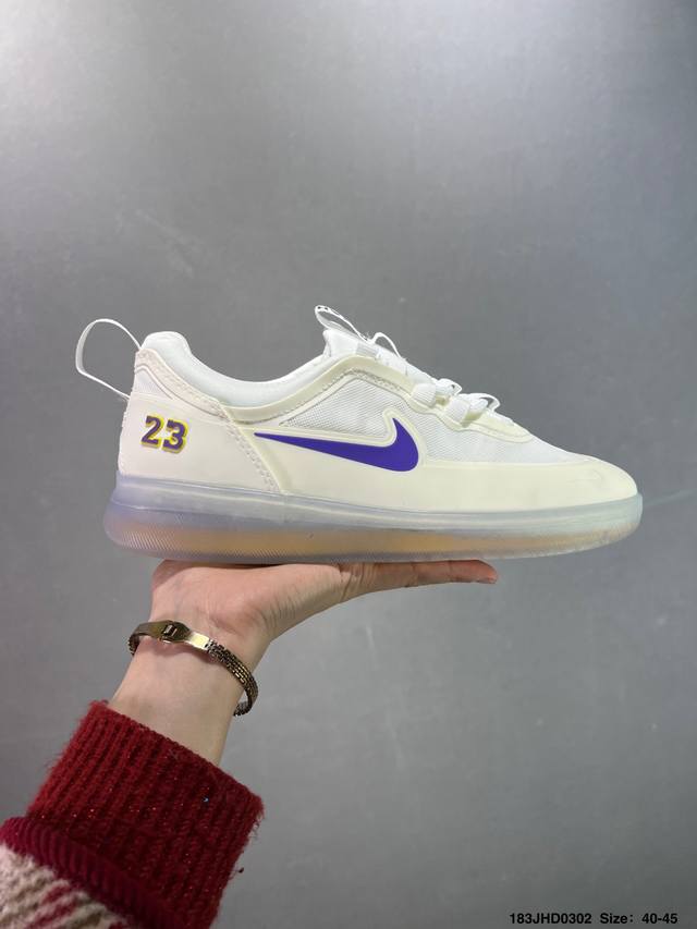 真标Nike Sb Malor 舒适百搭防滑耐磨轻便 低帮 板鞋 货号:Dc7232-300 尺码:40-45 Id:183Jhd0302