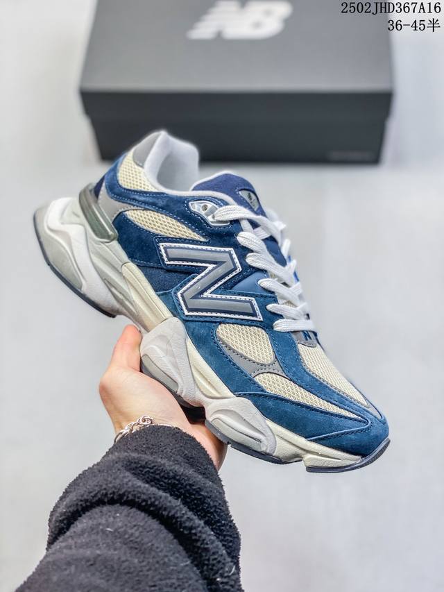 Newbalance Nb 9060潮流复古减震防滑耐磨低帮 运动休闲鞋 男女同款浅灰色鞋身设计采用复古拼接鞋面，复古兼具匠心，细节彰显品质。中底柔软轻便，保证