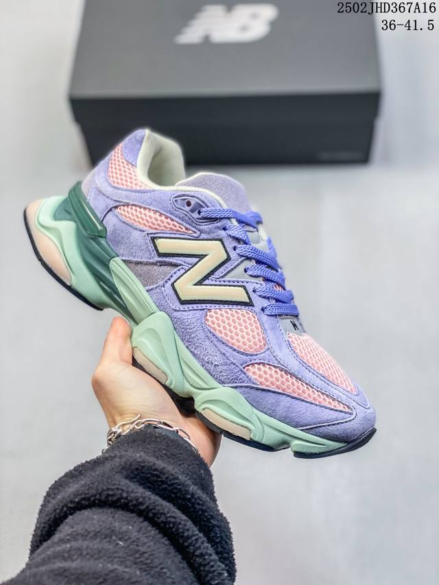 Newbalance Nb 9060潮流复古减震防滑耐磨低帮 运动休闲鞋 男女同款浅灰色鞋身设计采用复古拼接鞋面，复古兼具匠心，细节彰显品质。中底柔软轻便，保证