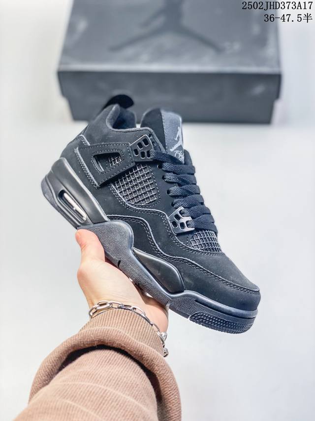 公司级带半码 Air Jordan 4 Retro Travis Scott Cactus Jack 乔四 魅力蓝 独家原厂头层磨砂牛皮制作 原档案原模具 原厂