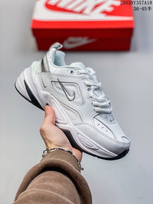 Nike M2K Tekno 男女子运动鞋厚爹鞋经典复古休闲慢跑鞋 从 Monarch 系列汲取灵感，以太空时代细节演绎未来风范。分层鞋面借鉴自元年款 Mona