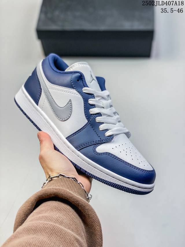 Nike Air Jordan 1 Low Aj1乔1低帮休闲板鞋 同步官方配色 头层皮打造 正确满胶鞋垫 四线拉帮 原厂织唛标 鞋舌高弹海绵填充 官方货号:5