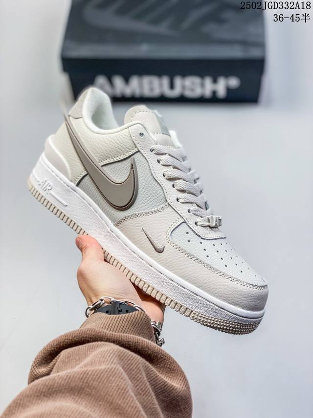 Nike Air Force 1 Low’07 空军一号低帮休闲板鞋 定制皮料 原楦原纸板 纯正空军版型 内置全掌气垫 货号：男 Cw2288-114 女 Dd