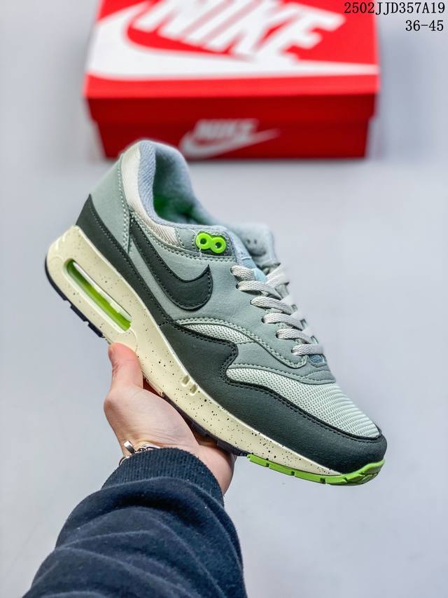 Nike耐克男鞋Air Max 1 运动气垫减震轻便运动休闲鞋跑步鞋 运动时尚 耐磨透气 低帮 生活休闲鞋 男款 这款Intimidation经典鞋，继承Adi