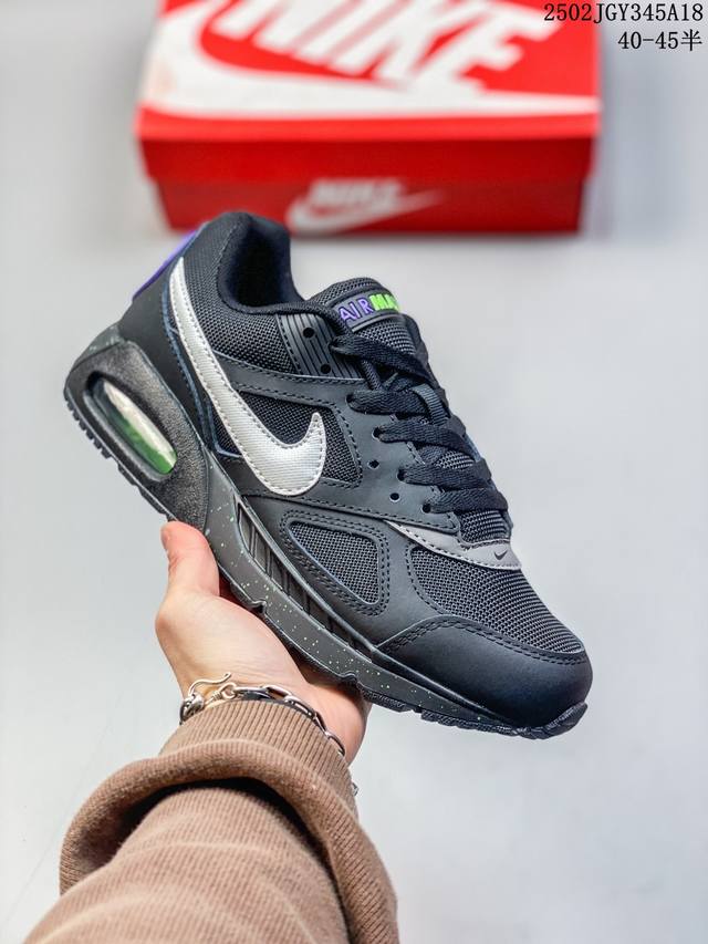 真标半码。 耐克Nike Air Max Ivo 气垫缓震 轻便透气 防滑耐磨 复古 跑鞋 尺码：见图 编码：02Jgy345A18