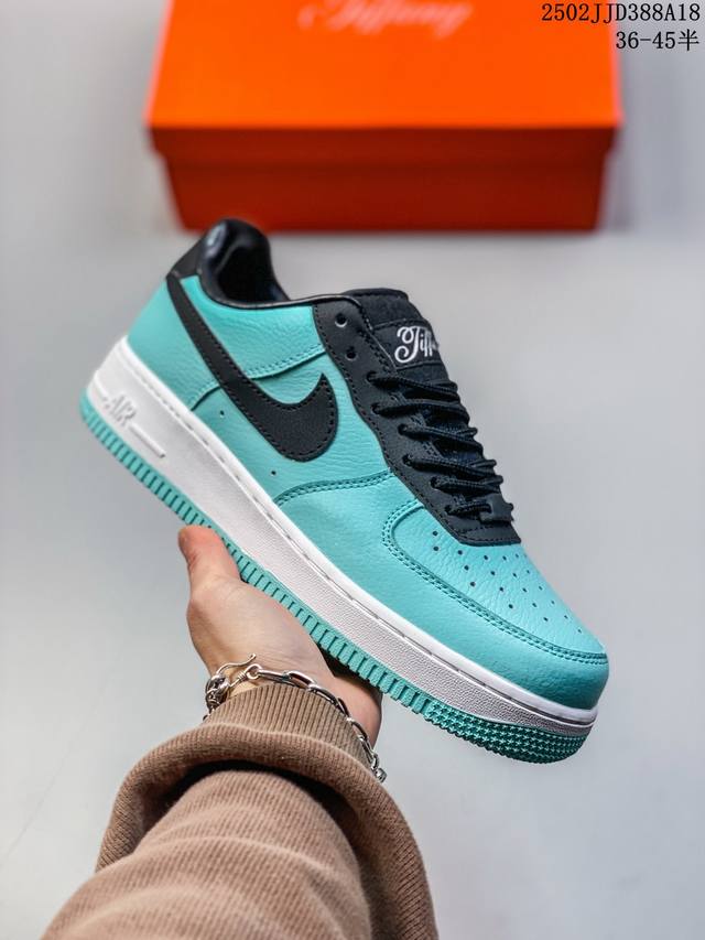 真标带半码 Nike Air Force 1 Low’07 空军一号低帮休闲板鞋 定制皮料 原楦原纸板 纯正空军版型 内置全掌气垫 货号：男 Cw2288-11