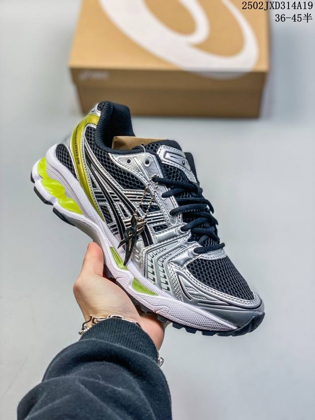 Asics Gel-Kaya4 白银红男女低帮复古休闲跑步鞋1201A019-103 尺码：36-45半 编码：02Jxd314A19