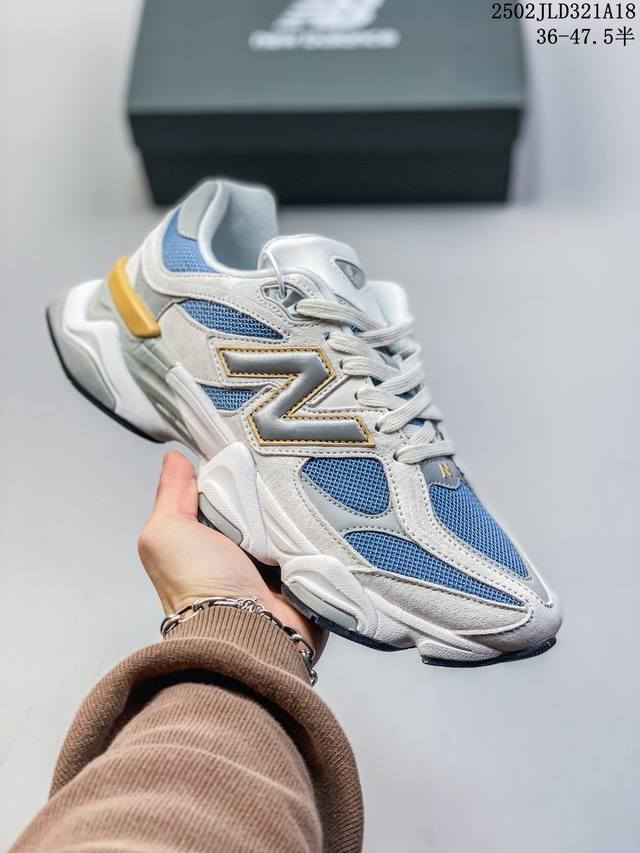 公司级New Balance 公司级版本 Nb9060 联名款 复古休闲运动慢跑鞋 鞋款灵感源自设计师本人对夏日的怀日回忆。鞋面大身由空间双格及磨砂鞋面拼接而生