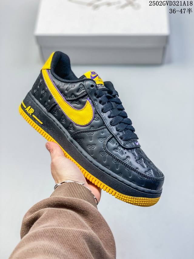 公司级带半码 Nike Air Force 1 Low’07 空军一号低帮休闲板鞋 定制皮料 原楦原纸板 纯正空军版型 内置全掌气垫 货号：男 Cw2288-1