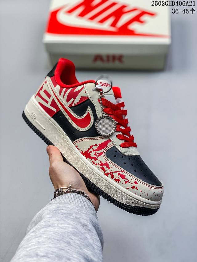 海外限量发售！公司级Nike Air Force 1 '07 Low “第一现场”空军一号 低帮 运动鞋 休闲鞋 折边针车 工艺难度大 原楦头原纸板 原装鞋盒