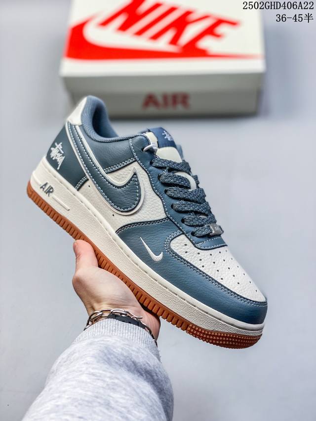 海外限量发售！公司级Nike Air Force 1 '07 Low “Bape联名 米蓝生胶抽绳”空军一号 低帮 运动鞋 休闲鞋 折边针车 工艺难度大 原楦头