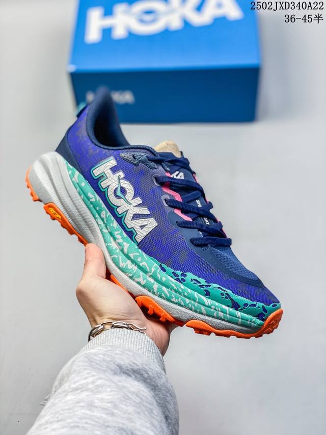 公司级 Hoka One One Speedgoat 6 飞速羚羊6 飞速羚羊系列的第六代越野跑鞋男女士运动鞋，鞋款采用动态鞋面与内部支撑系统，并搭载Hoka久