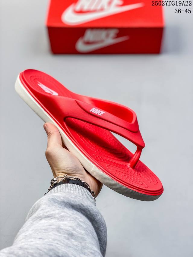 耐克 Nike Flip Flops Generation 情侣夏季沙滩涉水休闲百搭运动潮流人字拖凉拖鞋。 货号：Da2545 码数：36-45 02Yd319