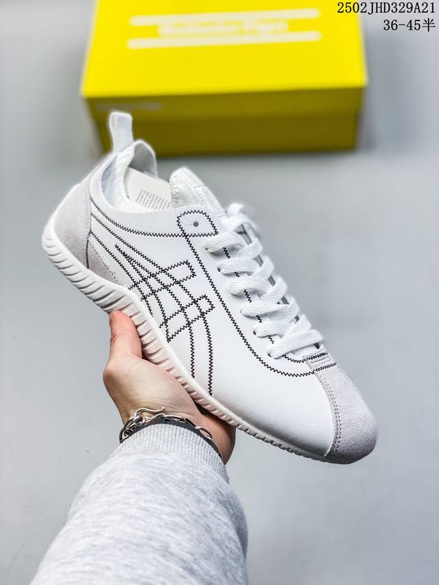 亚瑟士 Onitsuka Tiger鬼塚虎 Sclaw 轻便舒适 防滑耐磨透气支撑 低帮 生活休闲鞋 男女同款，复古美学极简风格，配色独具个性又超级好看。鞋口织 - 点击图像关闭