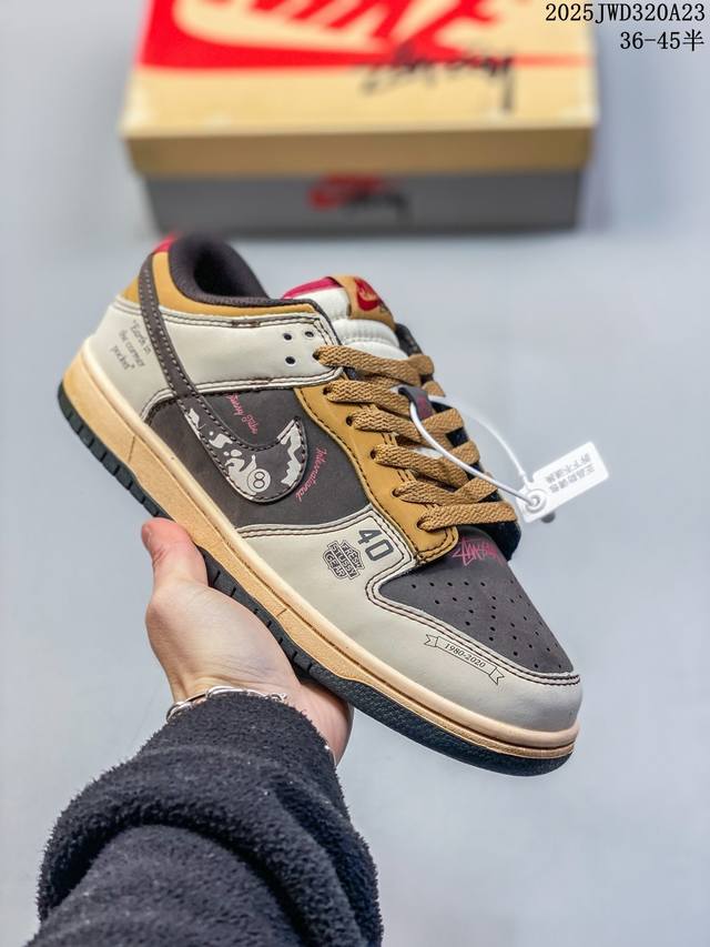 公司级 真标 耐克 Nike Sb Dunk Low Pro 男女同款运动鞋复古板鞋 2025年新款 蛇年限定，尽情迈步，彰显个性风采。采用柔软皮革鞋面，经久耐