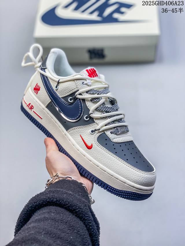 海外限量发售！公司级Nike Air Force 1 '07 Low “北面联名 灰猪八灰底”空军一号 低帮 运动鞋 休闲鞋 折边针车 工艺难度大 原楦头原纸板