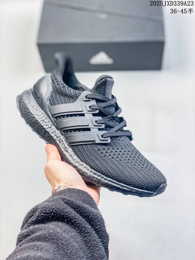 真爆真标带半码！ 阿迪达斯 Adidas Ultra Boost Ub4.0 跑步鞋针织面 爆米花 缓震 耐磨休闲运动鞋 尺码：36-45 编码：02Jxd33