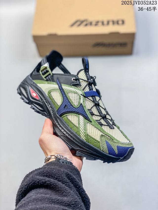 公司级美津浓Mizuno Racer Trail Se 复古百搭 舒适 防滑耐磨透气速干低帮 户外功能鞋 货号:D1Gh241902 尺码:36-45半 编码：