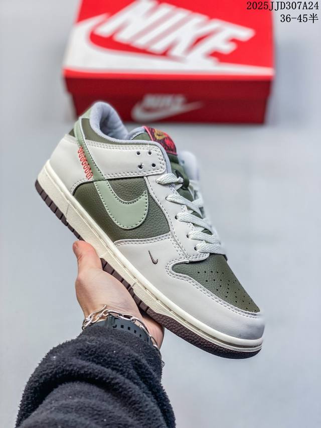 真标 耐克 Nike Sb Dunk Low Pro 男女同款运动鞋复古板鞋，尽情迈步，彰显个性风采。采用柔软皮革鞋面，经久耐穿，塑就如元年款 Dunk 般的复