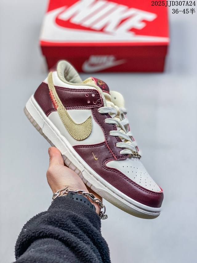 真标 耐克 Nike Sb Dunk Low Pro 男女同款运动鞋复古板鞋，尽情迈步，彰显个性风采。采用柔软皮革鞋面，经久耐穿，塑就如元年款 Dunk 般的复