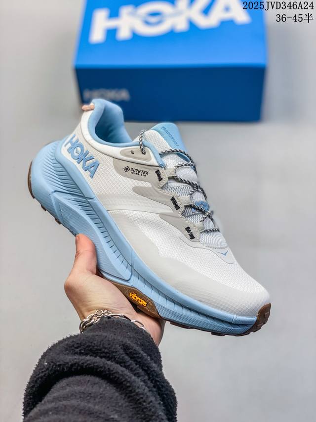 公司级Hoka One One M Ksy Kaha Gtx Low卡哈低帮系列厚底轻量坦克军靴户外登山运动鞋 正品代工厂版#原楦数据开发版型 采用磨砂牛剖革鞋