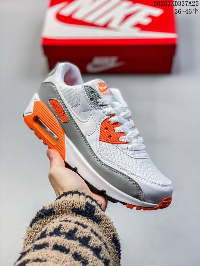 公司级Nike Air Max 90初代系列低帮复古气垫百搭休闲运动慢跑 尺码：见图 编码：02Jxd337A25