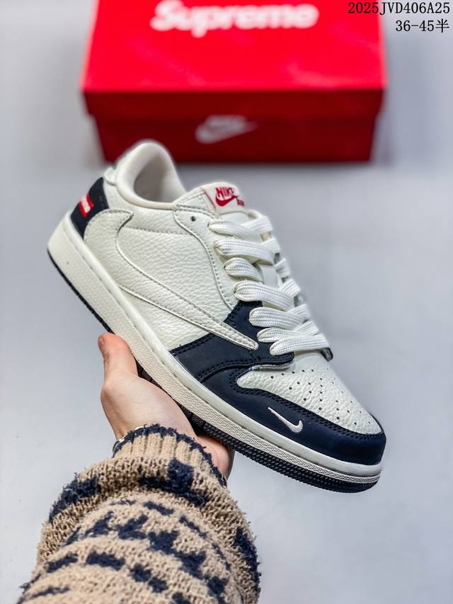 海外爆款限量发售！公司级 Travis Scott X Fragment Design X Jordan Air Jordan 1 Low Og Sp “Sup