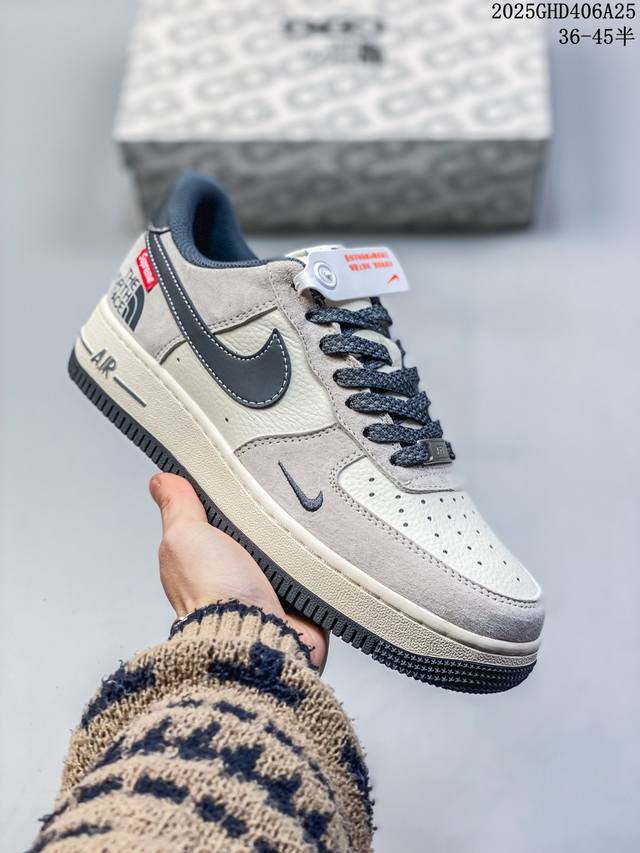 发售！公司级Nike Air Force 1 '07 Low “斯图西联名 猪八银边黑勾”空军一号 低帮 运动鞋 休闲鞋 折边针车 工艺难度大 原楦头原纸板 原