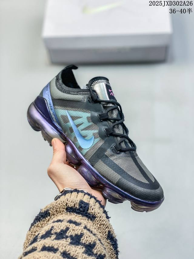 耐克真标公司Nike Air Vapormax 大气垫 网纱鞋面 全掌气垫跑步鞋 Ar6631-001 正确卡色 原盒钢印Qc俱全 正确刻字中底 原装鞋垫 鞋面