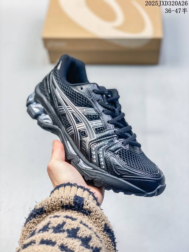 Asics 亚瑟士 Gel-Kahano 14 男女鞋越野跑步鞋抓地稳定运动鞋缓震耐磨跑鞋 Gel-Kahana系列为实用级越野跑鞋，融合机能和户外潮流强势回归