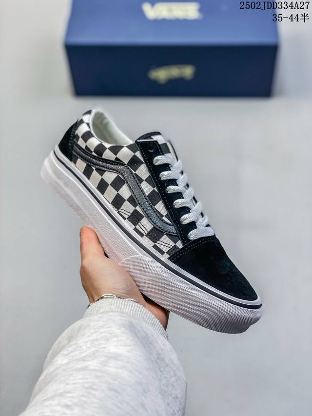 Vans Old Skool 舒适百搭 防滑减震 低帮 板鞋 男女同款 黑红印刷 颜色：Vans低帮火焰黑红 货号：Vn000D56458 尺码：35 36 3