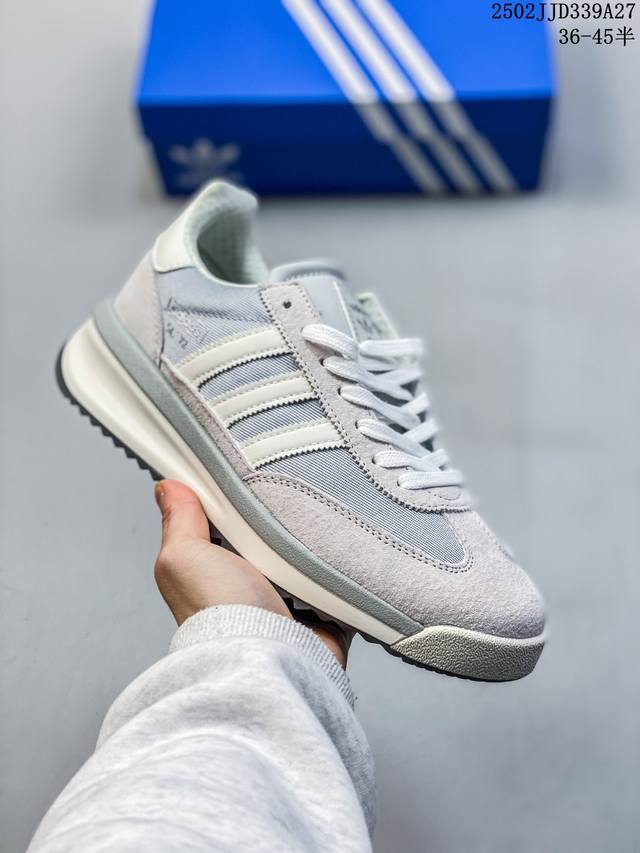 阿迪达斯 Adidas Originals Sl 72 百搭潮流 轻松舒适防滑耐磨低帮 生活休闲鞋910260Adewu 尺码： 36-45 编码：02Jjd3