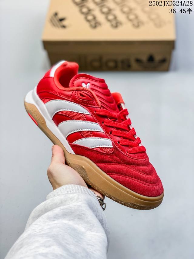 阿迪达斯Adidas Predator Mundial 男女同款复古休闲板鞋Ig3990 尺码：见图 编码：02Jxd324A28