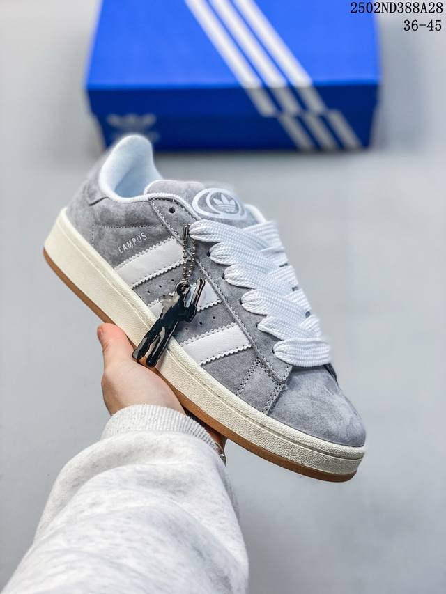 公司级阿迪达斯Adidas Originals Campus 00S学院系列 面包风经典复古低帮百搭休闲运动板鞋 货号:Gy9474 尺码:36 36.5 37