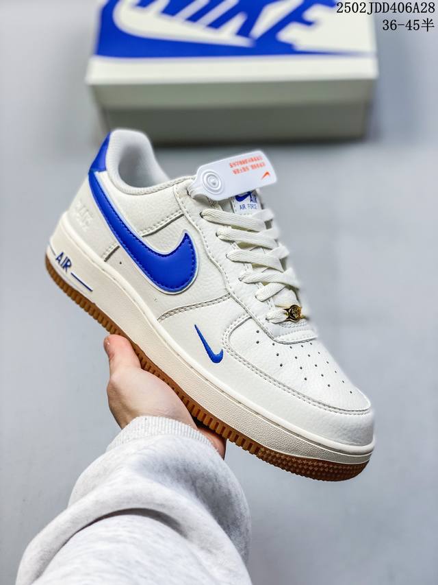 Nike Air Force 1 '07 Low 白酒红生胶 原楦头原纸板 纯正空军版型 专注外贸渠道 全掌内置蜂窝气垫 #原盒配件 原厂中底钢印、拉帮完美 货