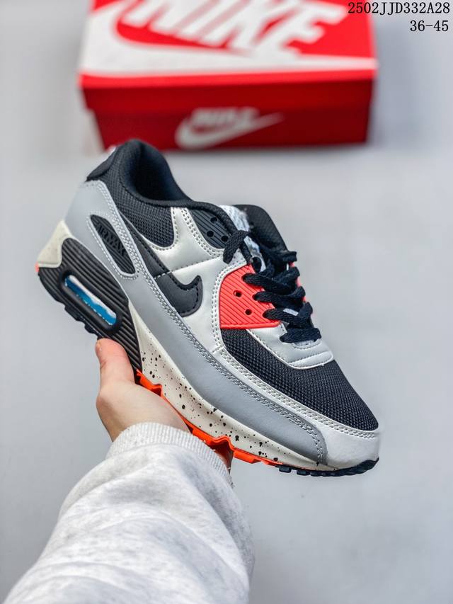 耐克Nike Air Max 90 Premium 半掌气垫复古运动休闲慢跑鞋 货号：Do6706 001 码数：见图 编号：02Jjd332A28