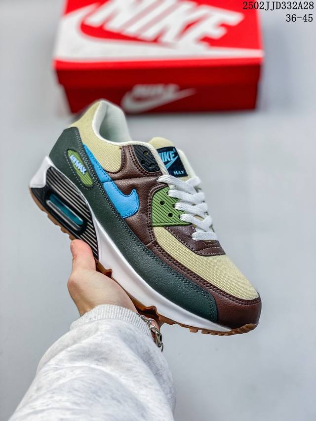 耐克Nike Air Max 90 Premium 半掌气垫复古运动休闲慢跑鞋 货号：Do6706 001 码数：见图 编号：02Jjd332A28 - 点击图像关闭