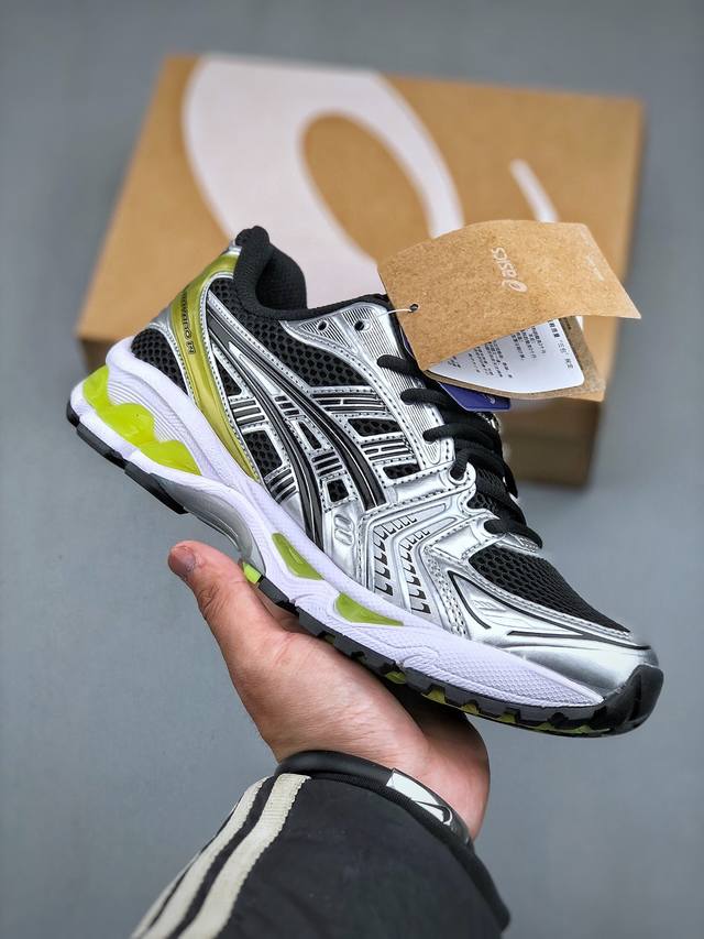 Asics Gel-Kayano 14 纯原版本亚瑟士运动休闲透气专业跑鞋 采用工程弹性双层再生针织密度鞋面材质后跟3D可视Gel缓震乳胶物料升级Ff Blas