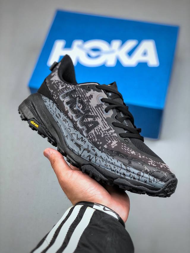 Hoka One One M Speedgoat 6 低帮专业越野跑步鞋 实拍首发 相较于前几代Mafate包裹感更好跟Speedgoat 快速羚羊 系列比起来