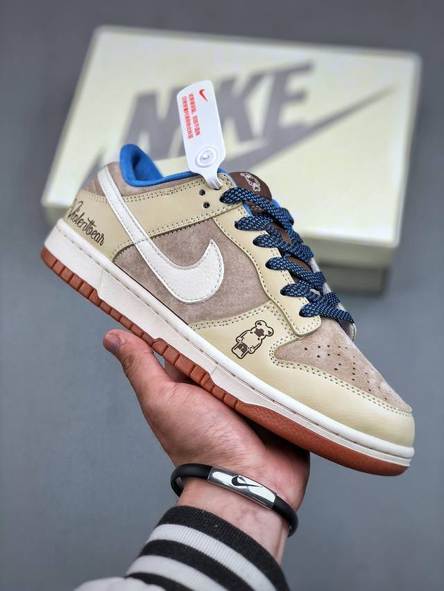 Nike Sb Dunk Low 暴力熊联名 米白灰配色 纯原大厂出品 极力推荐 原装头层材料 独家版型蒸餾加工帶來的是更好的视觉和脚感体验大厂纯原品质出货 清 - 点击图像关闭