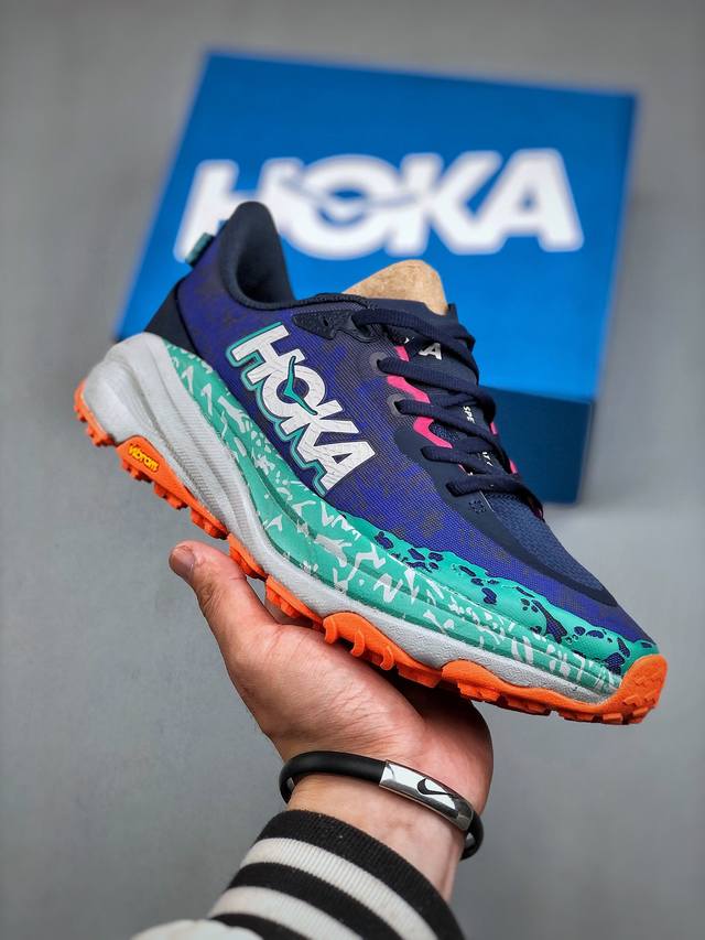 Hoka One One M Speedgoat 6 低帮专业越野跑步鞋 相较于前几代Mafate包裹感更好跟Speedgoat 快速羚羊 系列比起来更加舒适鞋 - 点击图像关闭