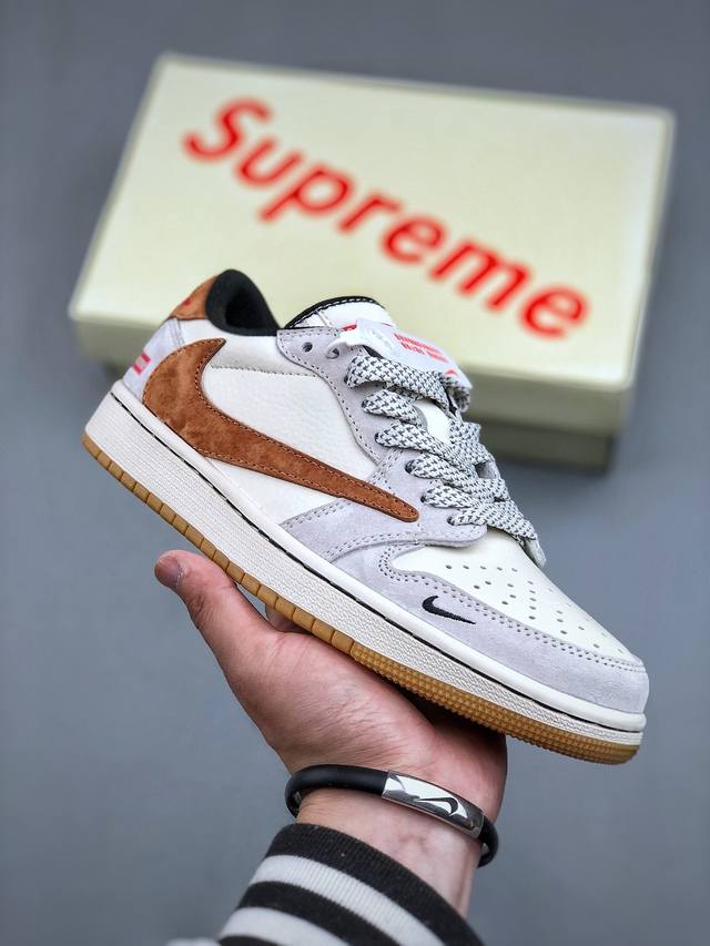 Travis Scott X Fragment Design X Jordan Air Jordan 1 Low Og Sp “多方联名合作融合了Travis