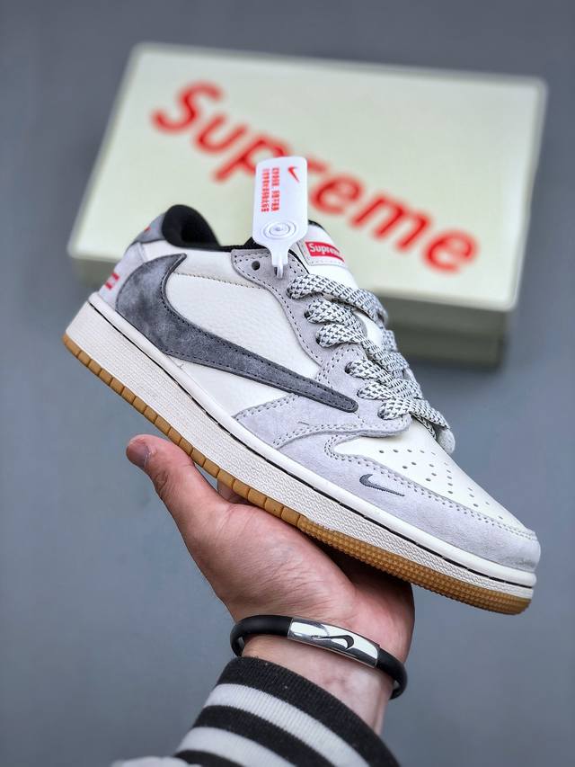 Travis Scott X Fragment Design X Jordan Air Jordan 1 Low Og Sp “多方联名合作融合了Travis