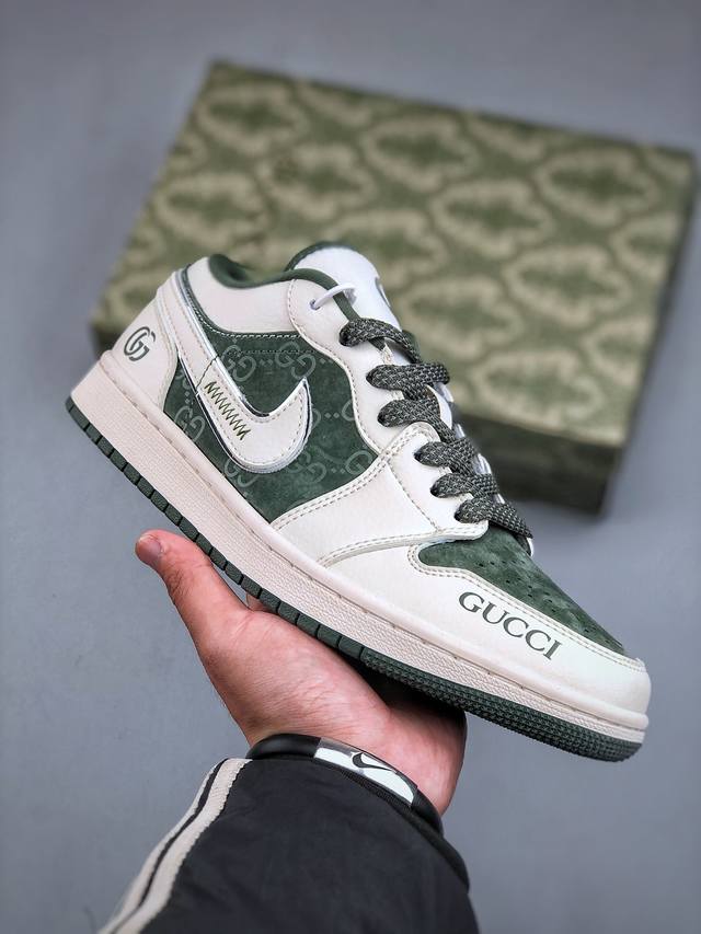 Air Jordan 1 Retro Low X Gucci 白绿满天星官方同步新色 原装级产物拒绝公底 立体鞋型 细节完美 高清洁度 购置公司同步原材料 原汁 - 点击图像关闭