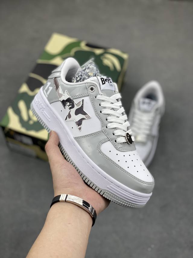 工厂套现 福利特价 原本地380版本 Bape Sk8 Sta To Nigo 潮流教父Nigo 品牌 猿人头低帮经典运动休闲板鞋 全套顶级包装 包含猿人Log