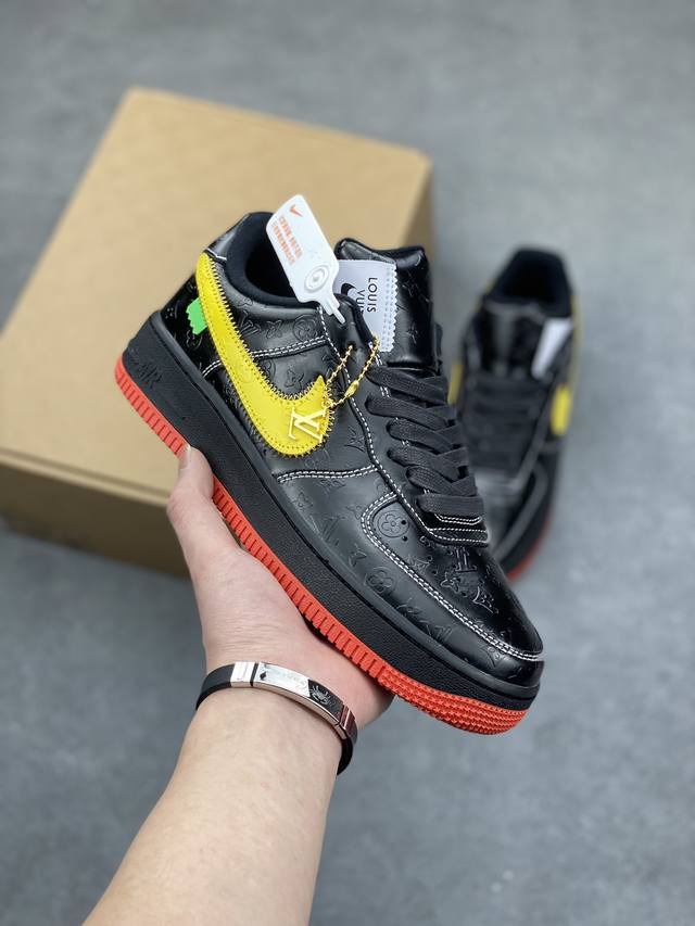 工厂套现 福利特价 原本地200版本 Lv X Air Force 1 Low 原楦头原纸板 打造纯正空军版型 #专注外贸渠道 全掌内置蜂窝气垫 #原盒配件 原