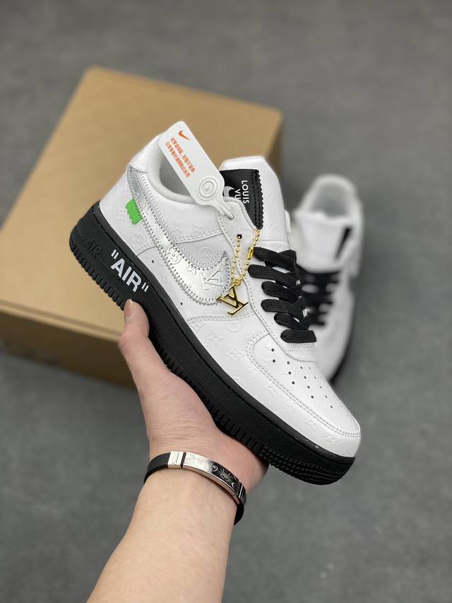 工厂套现 福利特价 原本地200版本 Lv X Air Force 1 Low 原楦头原纸板 打造纯正空军版型 #专注外贸渠道 全掌内置蜂窝气垫 #原盒配件 原