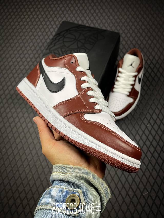 B Air Jordan 1 Low Aj1 乔1白酒红 低帮文化休闲板鞋 Hf3148-102 #市售最高品质 原鞋开发 大厂代工流水线打造 公司货既视感 细 - 点击图像关闭