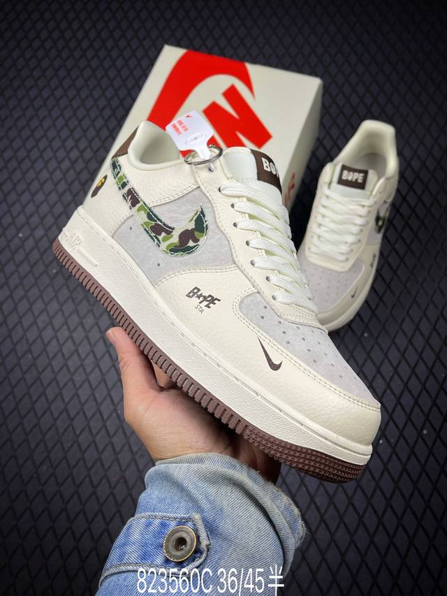 C 公司级Nike Air Force 1‘07 Lv8 原楦头原纸板 打造纯正低帮空军版型 专注外贸渠道 全掌内置蜂窝气垫 原盒配件 原厂中底钢印、拉帮完美