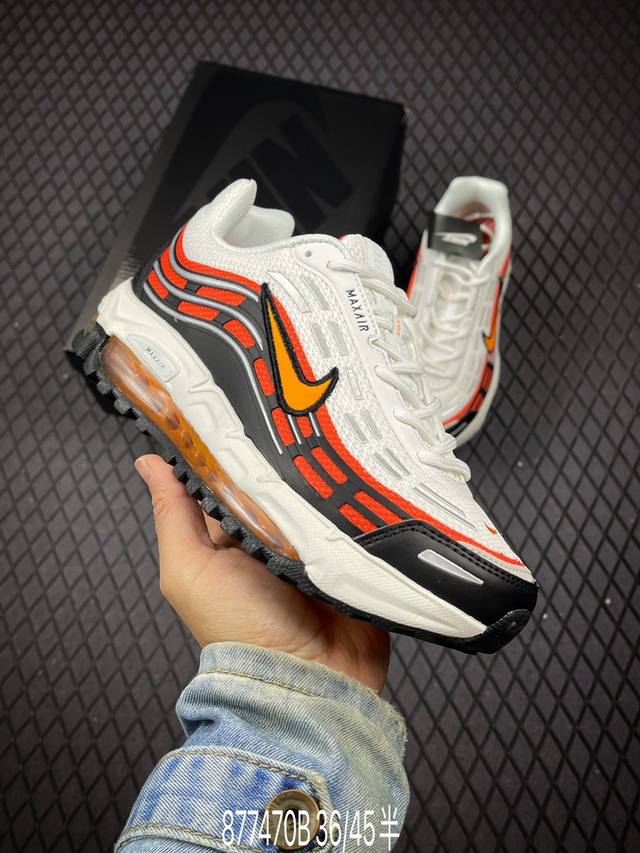 B 公司级Nike Air Max Tl 2.5 耐克大气垫 减震 耐磨 休闲跑步鞋 搭配全掌式 Max Air 气垫为步伐注入充沛活力中底完美拉帮 钢印注胶孔